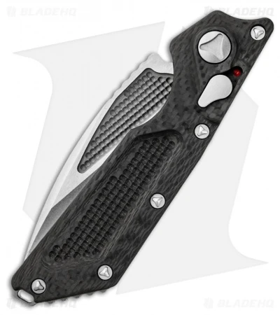 Marfione Custom DOC Killswitch Automatic Knife Carbon Fiber (3.75" Tri Tone) 2 Marfione Custom DOC Killswitch Automatic Knife Carbon Fiber (3.75" Tri Tone) - Image 2