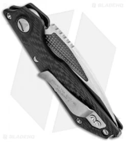Marfione Custom DOC Killswitch Automatic Knife Carbon Fiber (3.75" Tri Tone) 5 Marfione Custom DOC Killswitch Automatic Knife Carbon Fiber (3.75" Tri Tone) -Microtech microtech doc killswitch hand ground tri tone stonewash carbon fiber side