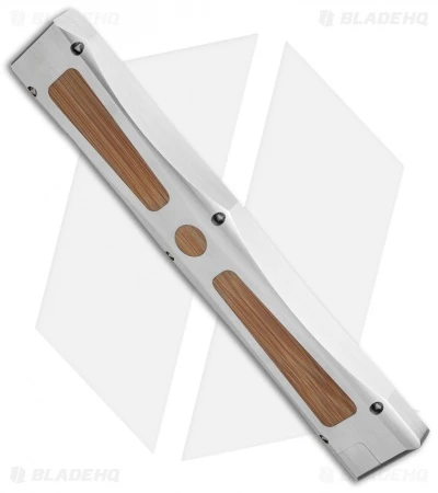 Marfione Custom Dragonslayer IV OTF Knife Stainless/Bamboo (Cowry-X Damascus) 3 Marfione Custom Dragonslayer IV OTF Knife Stainless/Bamboo (Cowry-X Damascus) - Image 3