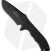 Microtech Currahee Drop Point Knife Fixed Blade (4.5" Black) 102-1