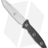 Marfione Custom Socom Alpha Tanto Fixed Blade Knife Carbon Fiber (5" Stonewash)