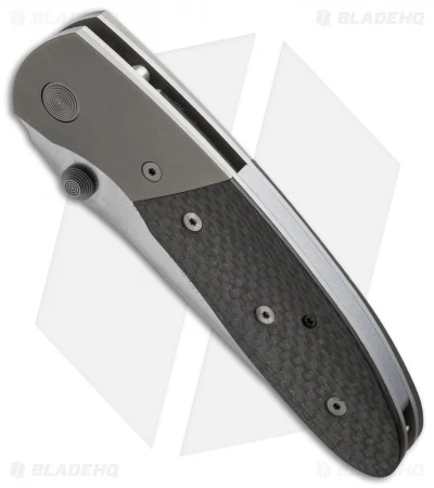 Microtech LCC Lightfoot Compact Combat D/A Automatic Knife CF (Stonewash) 2000 2 Microtech LCC Lightfoot Compact Combat D/A Automatic Knife CF (Stonewash) 2000 - Image 2