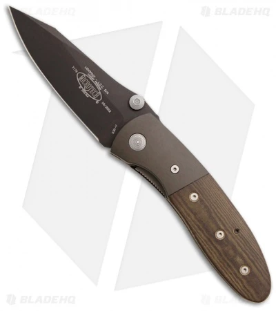 Microtech Lightfoot Compact Combat LCC Automatic Knife (Black Plain) 08/2002 1 Microtech Lightfoot Compact Combat LCC Automatic Knife (Black Plain) 08/2002