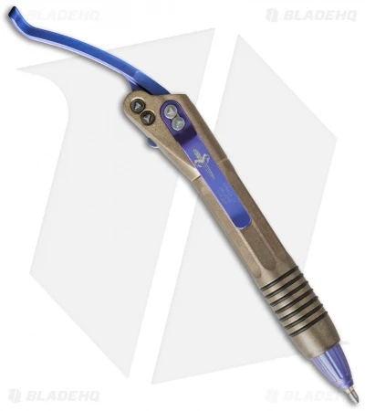 Marfione Custom Microtech Siphon II Bronzed Aluminum Pen + Titanium #13 1 Marfione Custom Microtech Siphon II Bronzed Aluminum Pen + Titanium #13