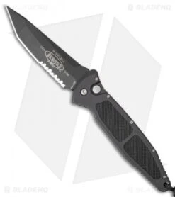 Microtech Mini Socom Tanto Automatic Knife (3.25" Black Serr) 03/1999