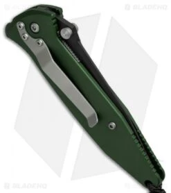 Microtech Mini Socom Manual Knife Green Aluminum (3.25" Black Serr) 12/1998 5 Microtech Mini Socom Manual Knife Green Aluminum (3.25" Black Serr) 12/1998 -Microtech microtech mini socom manual green 12 1998 side cm