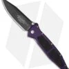Microtech Mini Socom Manual Knife Purple Aluminum (3.25" Black) 12/1998