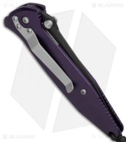 Microtech Mini Socom Manual Knife Purple Aluminum (3.25" Black) 12/1998 5 Microtech Mini Socom Manual Knife Purple Aluminum (3.25" Black) 12/1998 -Microtech microtech mini socom manual purple 12 1998 side cm