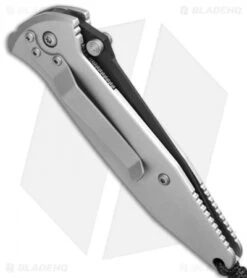 Microtech Mini Socom Manual Knife Silver Aluminum (3.25" Black) 12/1998 5 Microtech Mini Socom Manual Knife Silver Aluminum (3.25" Black) 12/1998 -Microtech microtech mini socom manual silver 12 1998 side cm