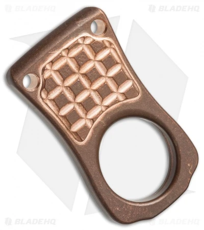 Microtech Marfione One-Finger Knuckle Paperweight (Dirty Copper) 2 Microtech Marfione One-Finger Knuckle Paperweight (Dirty Copper) - Image 2