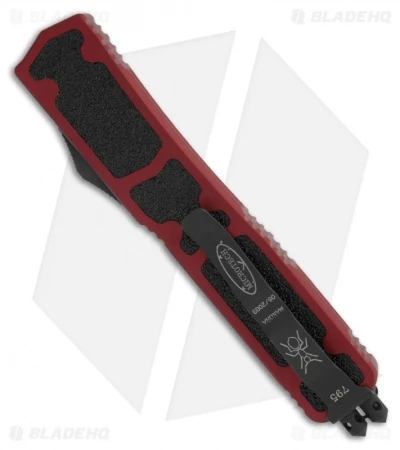 RARE Microtech Red Makora I D/A OTF DE Knife (3.45" Stonewash Serr) 08/2003 2 RARE Microtech Red Makora I D/A OTF DE Knife (3.45" Stonewash Serr) 08/2003 - Image 2