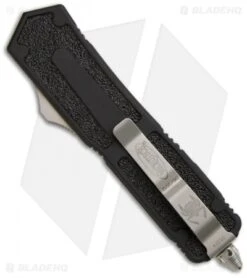 Microtech Scarab D/E OTF Automatic Knife (3.5" Satin Serr) 3 Microtech Scarab D/E OTF Automatic Knife (3.5" Satin Serr) -Microtech microtech scarab de black full serr 175 3 back