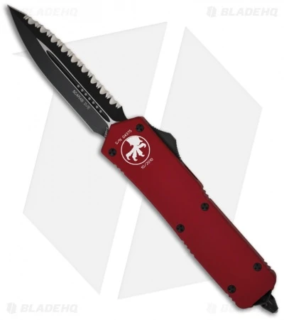 Microtech Scarab Executive Red OTF D/E Dagger Knife (Two-Tone FULL SER) 109-3RD 1 Microtech Scarab Executive Red OTF D/E Dagger Knife (Two-Tone FULL SER) 109-3RD
