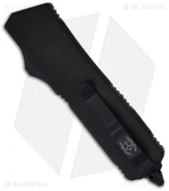 Microtech Scarab Executive Tactical OTF Tanto Knife (3.5" Black Serr) 108-3T 3 Microtech Scarab Executive Tactical OTF Tanto Knife (3.5" Black Serr) 108-3T -Microtech microtech scarab se black tactical 107 1t back