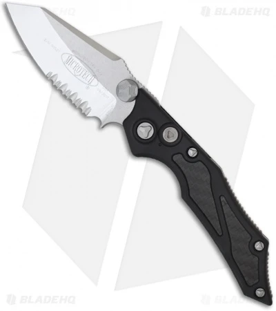 Microtech Select Fire Dual Action Automatic Knife (3.5" Satin Serr) 128-5 1 Microtech Select Fire Dual Action Automatic Knife (3.5" Satin Serr) 128-5
