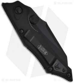 Microtech Tactical Select Fire Knife Manual Folder (3.5" Black Serr) 129-2T 3 Microtech Tactical Select Fire Knife Manual Folder (3.5" Black Serr) 129-2T -Microtech microtech sf ma black tactical serr 129 2t back