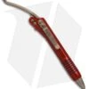Microtech Siphon II Pen Stainless Steel Red - Bronzed Hardware