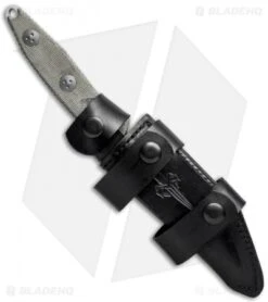 Marfione Custom Socom Alpha Clip Point Fixed Blade Green Micarta (5" Stonewash) 5 Marfione Custom Socom Alpha Clip Point Fixed Blade Green Micarta (5" Stonewash) -Microtech microtech socom alpha green micarta sheath cm