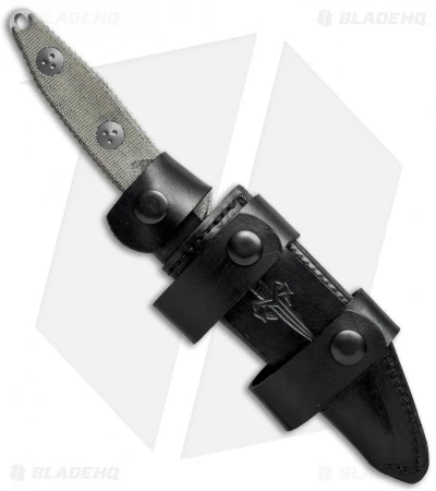 Marfione Custom Socom Alpha Clip Point Fixed Blade Green Micarta (5" Stonewash) 3 Marfione Custom Socom Alpha Clip Point Fixed Blade Green Micarta (5" Stonewash) - Image 3