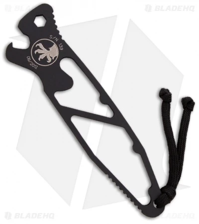 Microtech S.B.O. Socom Bottle Opener Stainless Steel Tool (Black) 100-1BL 1 Microtech S.B.O. Socom Bottle Opener Stainless Steel Tool (Black) 100-1BL