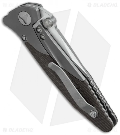 Marfione Custom Socom Bravo Tanto Knife Canvas Micarta (4" Mirror) 2 Marfione Custom Socom Bravo Tanto Knife Canvas Micarta (4" Mirror) - Image 2