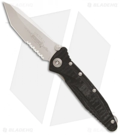 Microtech Socom Delta Tanto Folding Knife G-10 (4" Bead Blast Serr) 163-8 1 Microtech Socom Delta Tanto Folding Knife G-10 (4" Bead Blast Serr) 163-8
