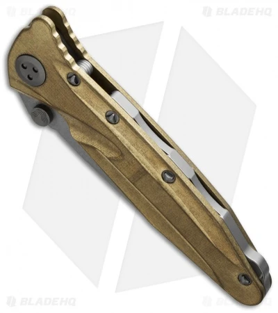 Microtech BAB Socom Delta Tanto Knife Brass (4" Stonewash) 163-10BRT 2 Microtech BAB Socom Delta Tanto Knife Brass (4" Stonewash) 163-10BRT - Image 2