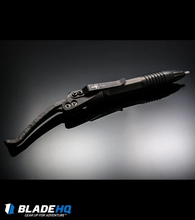 Microtech Marfione Custom Siphon Pen Black DLC Titanium + LSCF Lever 3 Microtech Marfione Custom Siphon Pen Black DLC Titanium + LSCF Lever - Image 3