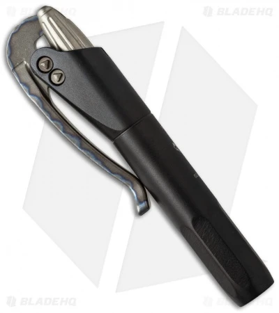 Microtech Marfione Custom Siphon Pen Black SS & Flame Ti 3 Microtech Marfione Custom Siphon Pen Black SS & Flame Ti - Image 3