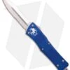 Microtech Blue Troodon D/E OTF Automatic Knife (3" Satin Serr) 138-5BL
