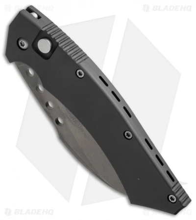 Microtech Hawk Automatic Knife (4" Black Serr) 06/2002 3 Microtech Hawk Automatic Knife (4" Black Serr) 06/2002 - Image 3