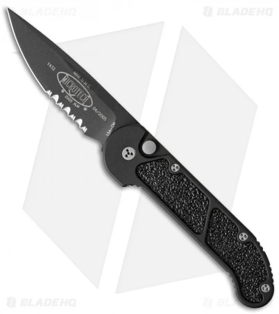 Microtech Mini UMS Automatic Knife (2.375" Black Serr) 04/2002 1 Microtech Mini UMS Automatic Knife (2.375" Black Serr) 04/2002