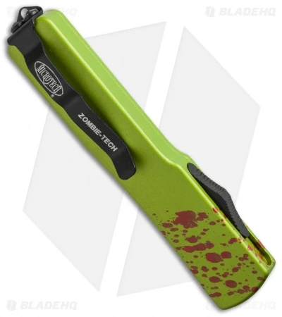 Microtech UTX-70 D/A OTF D/E Automatic Knife Zombie (2.4" Black Serr) 147-2Z 2 Microtech UTX-70 D/A OTF D/E Automatic Knife Zombie (2.4" Black Serr) 147-2Z - Image 2