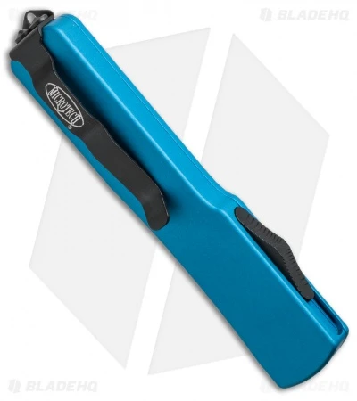 Microtech UTX-70 D/A OTF D/E Automatic Knife Turquoise (2.4" Black Serr) 147-2TQ 2 Microtech UTX-70 D/A OTF D/E Automatic Knife Turquoise (2.4" Black Serr) 147-2TQ - Image 2