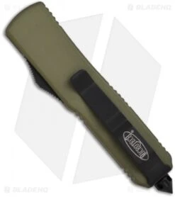Microtech Green UTX-85 D/A OTF Automatic Knife (Black SER) 125-2GR 3 Microtech Green UTX-85 D/A OTF Automatic Knife (Black SER) 125-2GR -Microtech microtech utx 85green black 125 1gr back