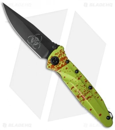 Microtech Socom Delta S/E Knife Zombie Green (4" Black) A159-1Z 1 Microtech Socom Delta S/E Knife Zombie Green (4" Black) A159-1Z