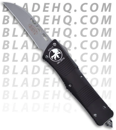 Microtech Troodon Wharncliffe OTF Knife (Bead Blast PLN) 141-7 1 Microtech Troodon Wharncliffe OTF Knife (Bead Blast PLN) 141-7