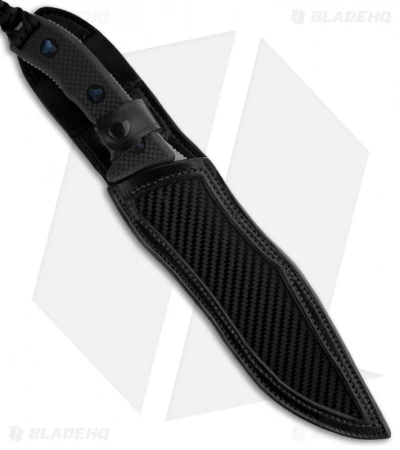 Marfione Custom Microtech Arbiter Fixed Blade Knife Carbon Fiber (8.6" Plain) #1 2 Marfione Custom Microtech Arbiter Fixed Blade Knife Carbon Fiber (8.6" Plain) #1 - Image 2