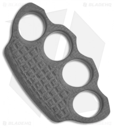 Microtech Marfione Carbon Fiber Knuckle Paperweight 4-Hole 1 Microtech Marfione Carbon Fiber Knuckle Paperweight 4-Hole